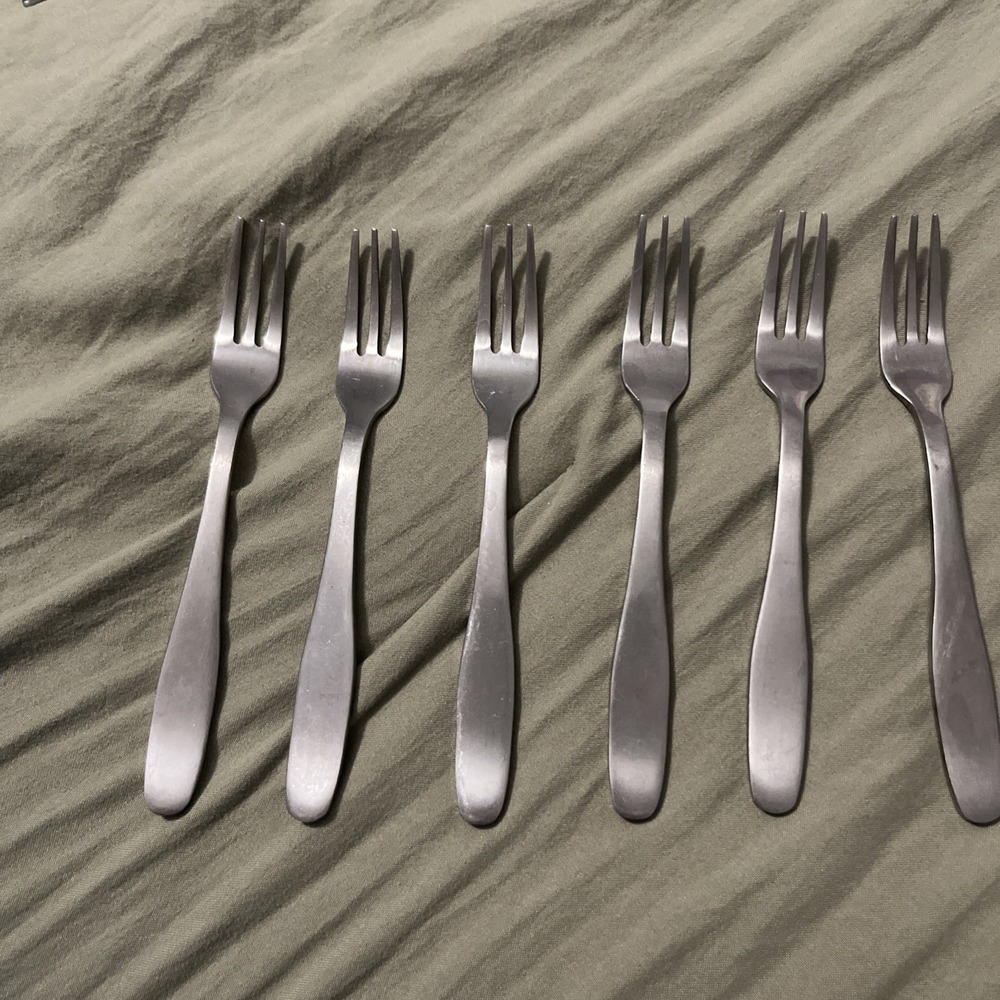 cambridge silverware 6 piece cocktail fork